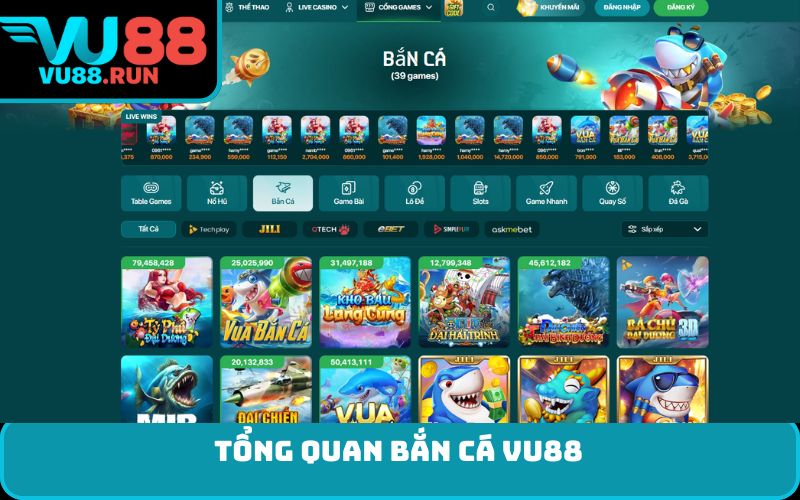 Tổng quan Bắn cá VU88
