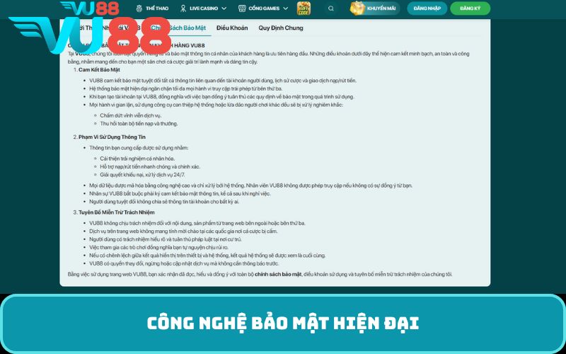 Công nghệ bảo mật hiện đại
